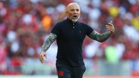 Jorge Sampaoli ainda não conseguiu dar uma identidade ao time do Flamengo