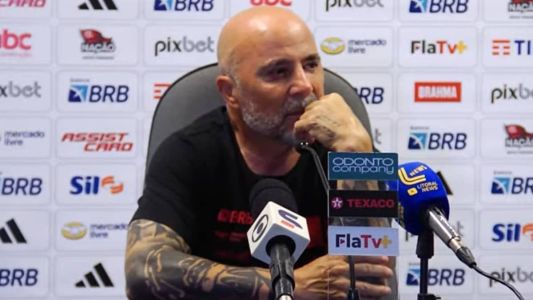Jorge Sampaoli gostou da forma como o Flamengo atuou diante do Grêmio, pela Copa do Brasil