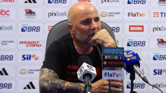 Jorge Sampaoli gostou da forma como o Flamengo atuou diante do Grêmio, pela Copa do Brasil