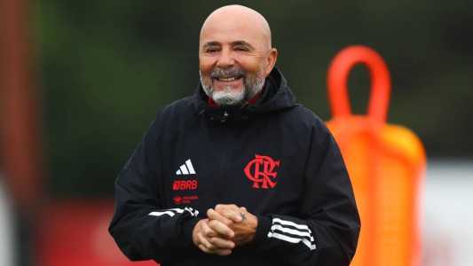 Jorge Sampaoli, técnico argentino do Flamengo