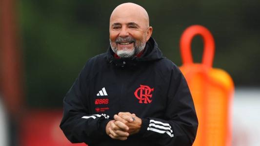 Jorge Sampaoli, técnico argentino do Flamengo