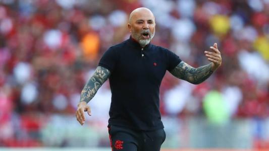 Jorge Sampaoli vive momento de pressão no comando do Flamengo