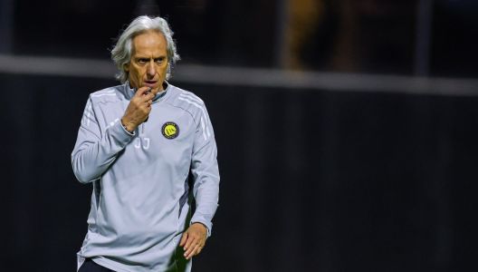 Jorge Jesus em treino do Al-Nassr em 2026