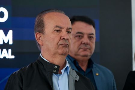 O governador de Santa Catarina, Jorginho Mello, durante evento em junho
