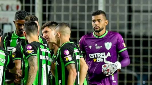 Jori durante partida entre América e Grêmio, pela 30ª rodada do Campeonato Brasileiro