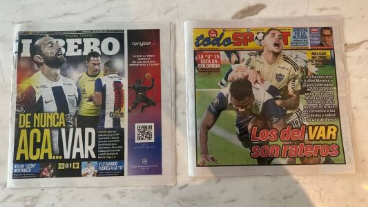Jornais peruanos criticaram arbitragem