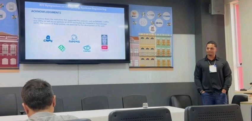 Pesquisador da UFOP recebe prêmio por melhor artigo em simpósio nacional