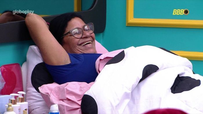 Dona Delma brincou com a situação
