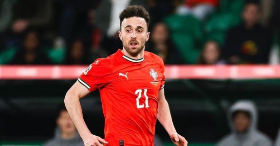 Diogo jota em ação por Portugal pela Liga das Nações na temporada 2024/2025