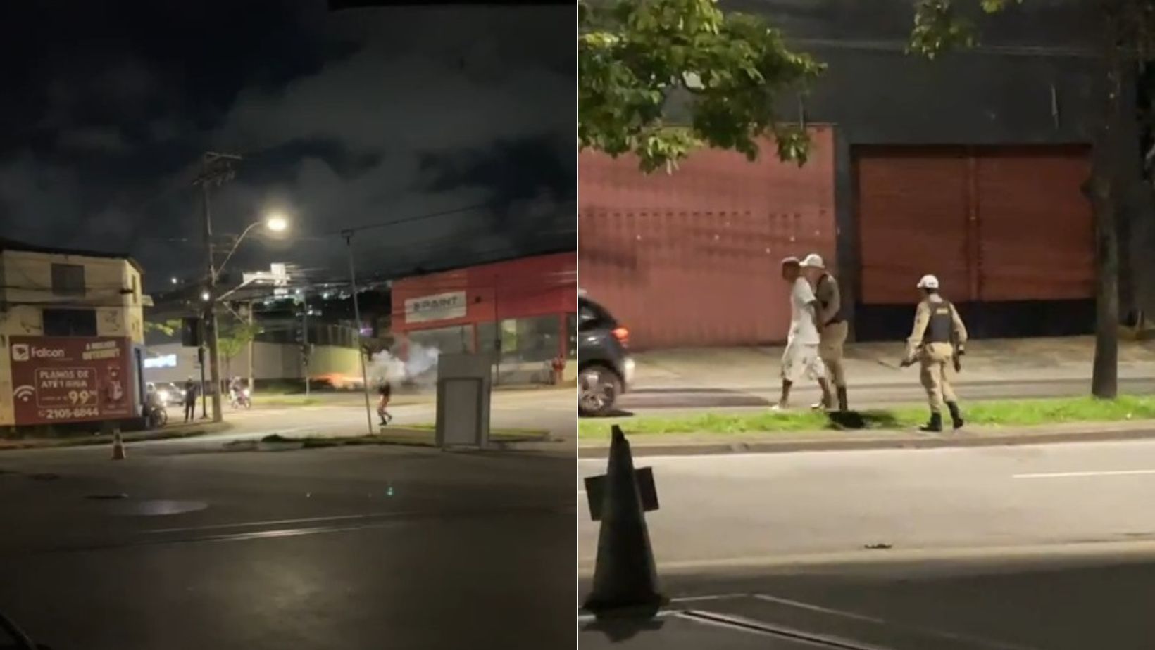 Vídeo: jovem 'dá grau' em moto, é perseguido pela polícia e preso na madrugada do Natal em BH
