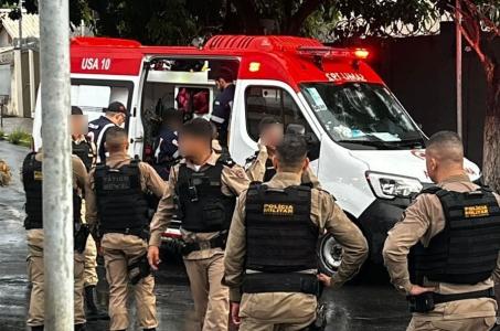Jovem foi atendido pelo Samu após o fim do sequestro