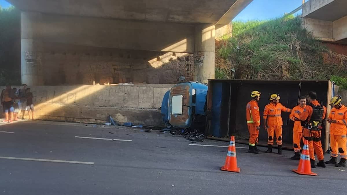 Jovem tem perna amputada ao ser atropelado por caminhoneiro