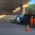 Jovem tem perna amputada ao ser atropelado por caminhoneiro
