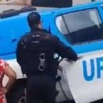 Vídeo mostra suspeita de raptar bebê sendo presa no Morro do Borel