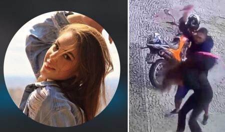 Fotos mostram vítima e mulher sendo morta