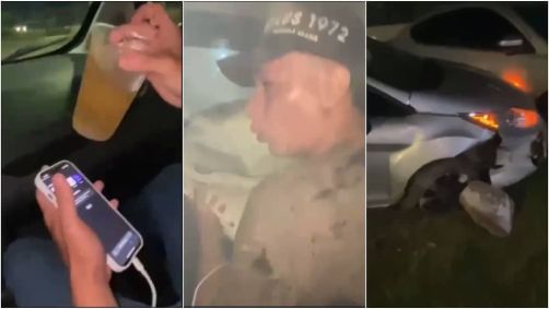 Jovens alcoolizados e em alta velocidade gravaram o próprio acidente na BR-163, no Mato Grosso