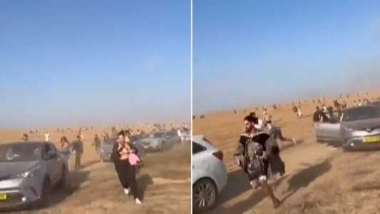 Jovens fogem de rave em ataque
