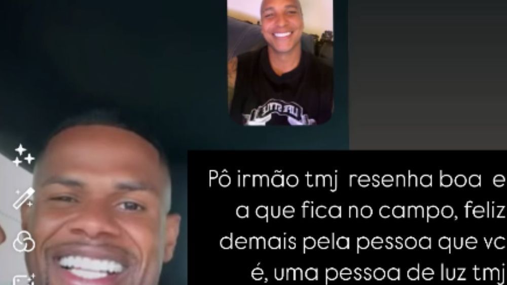 Atlético: Deyverson faz ligação de vídeo com Júnior Santos, do Botafogo, e o exalta