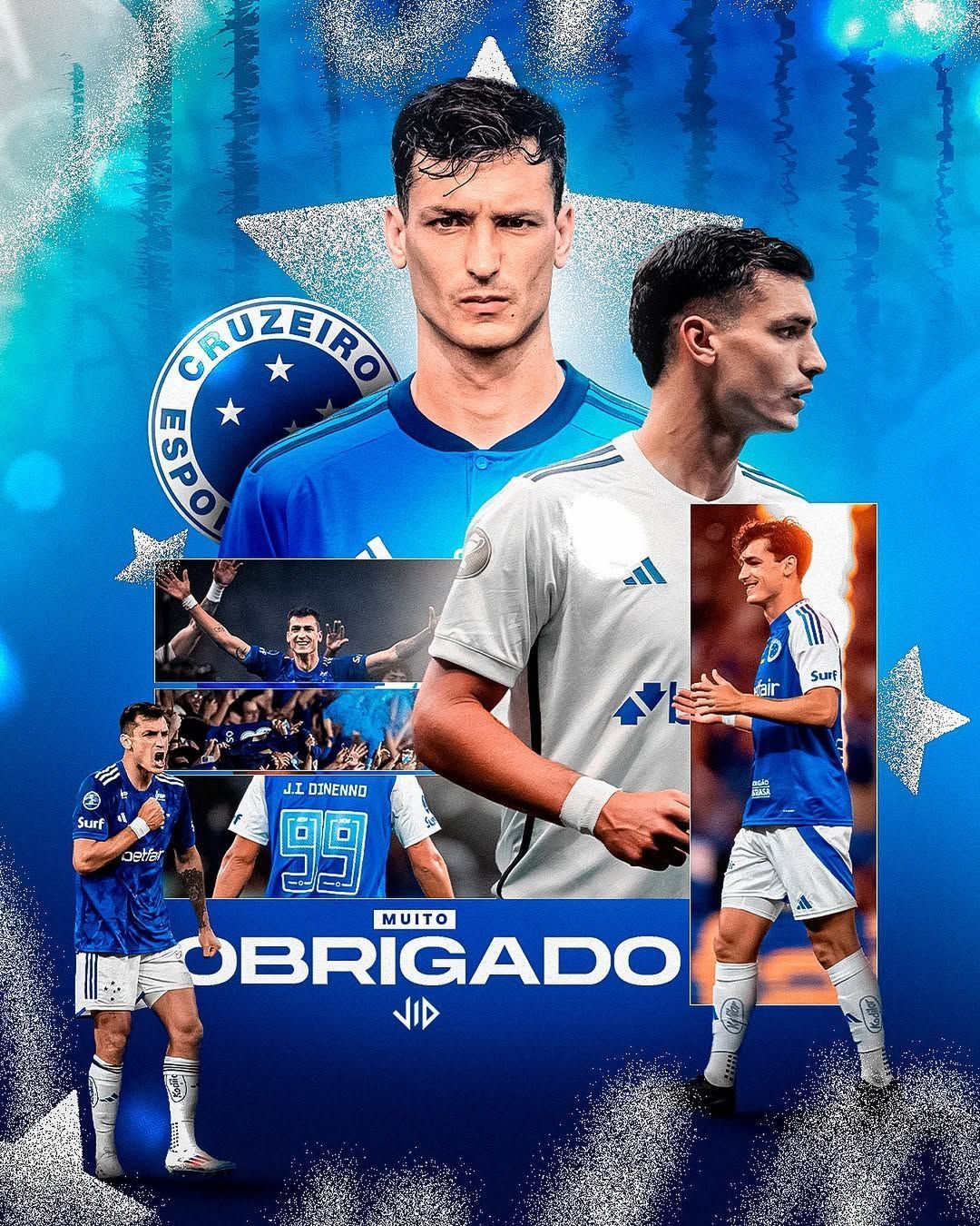 Dinenno se despede do Cruzeiro e manda recado após rescisão de contrato