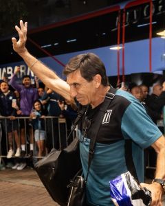 O técnico Gustavo Costas comanda o Racing-ARG na Copa Libertadores