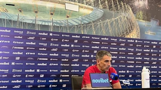 Juan Pablo Vojvoda, em entrevista após a derrota para o Bragantino, no Castelão