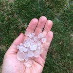 Vídeo: Juatuba, na Grande BH, registra chuva de granizo nesta terça-feira (12)