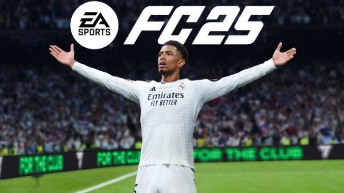 Jude Bellingham na capa do novo EA Sports FC 25