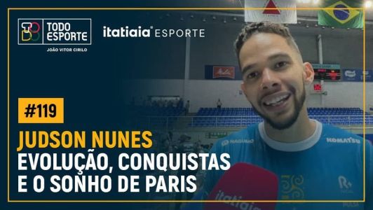 Judson Nunes durante entrevista ao podcast Todo Esporte