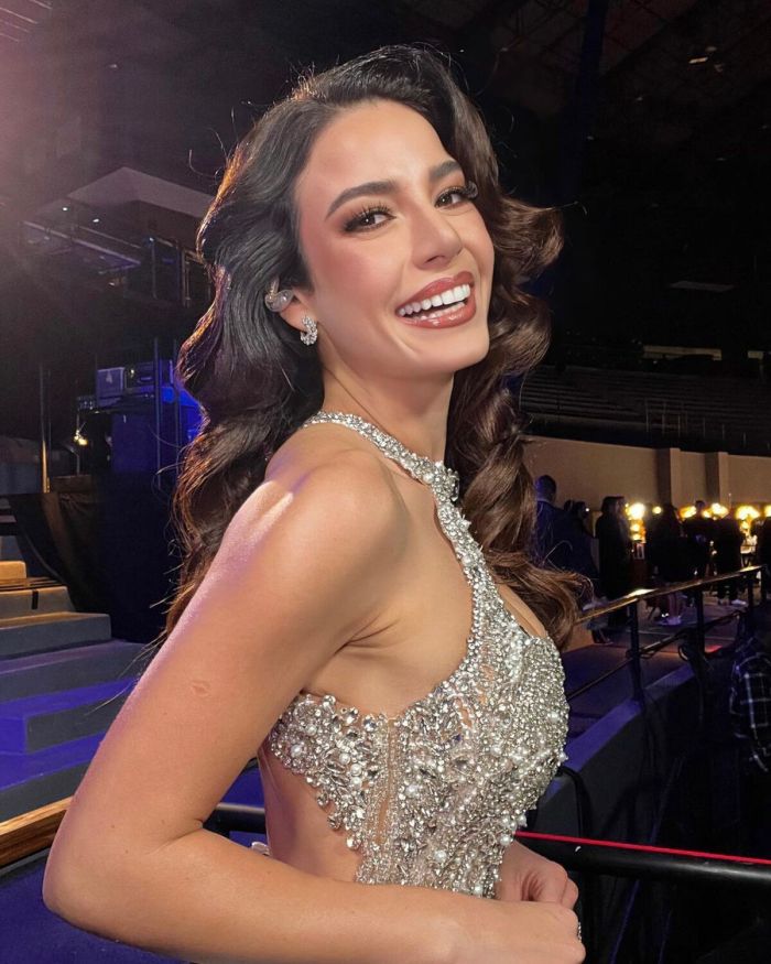 Julia Gama durante o Miss Universo 2023 