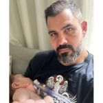 Juliano Cazarré fala sobre a filha Maria Guilhermina, 'muito atenta e risonha'
