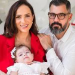 Juliano Cazarré comemora aniversário de 1 ano da filha que tem estado de saúde delicado
