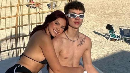 Juliano Floss com Vivi Wanderley