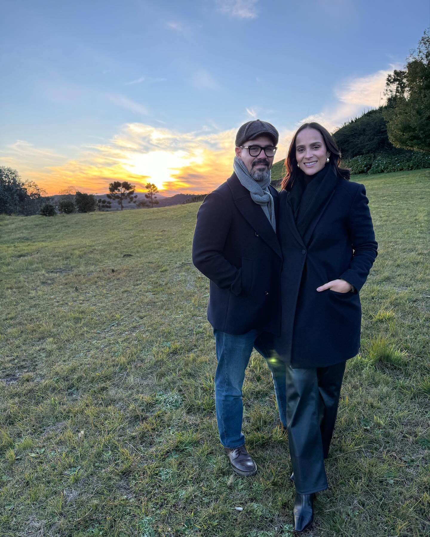 Juliano e Leticia Cazarré viram 'embaixadores do turismo de inverno' de SC