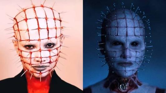 Juliette se inspirou no filme 'Hellraiser' para fantasia de Halloween