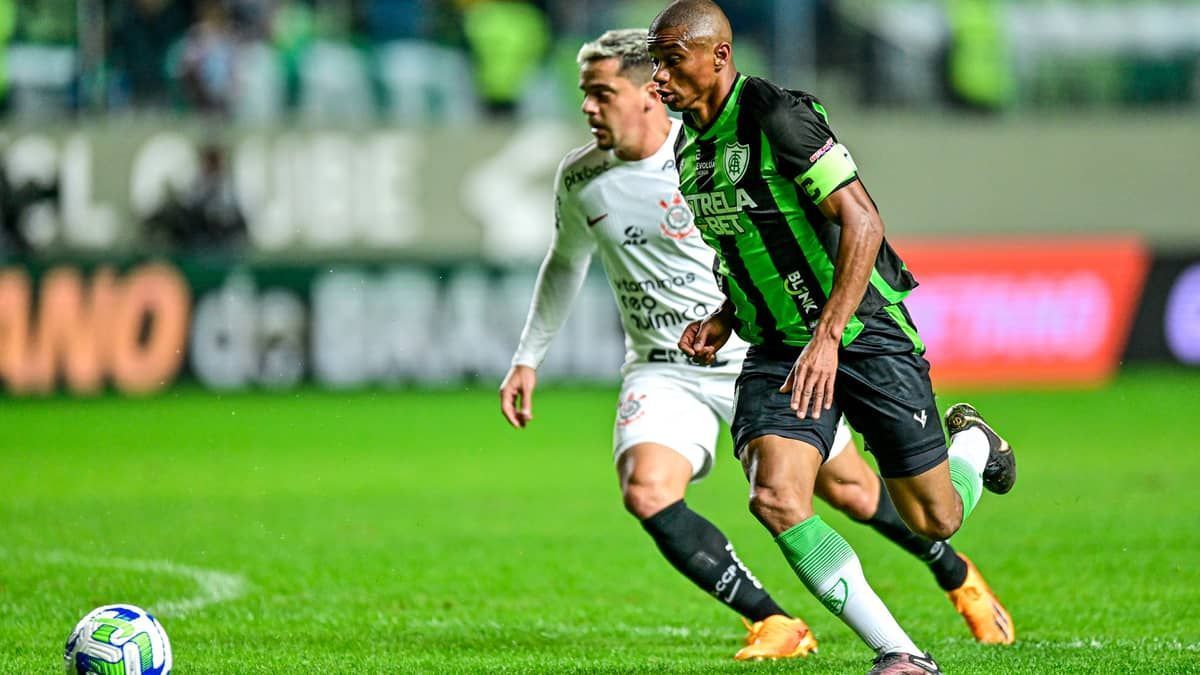 América 1 x 0 Corinthians: melhores momentos da partida pela Copa do Brasil