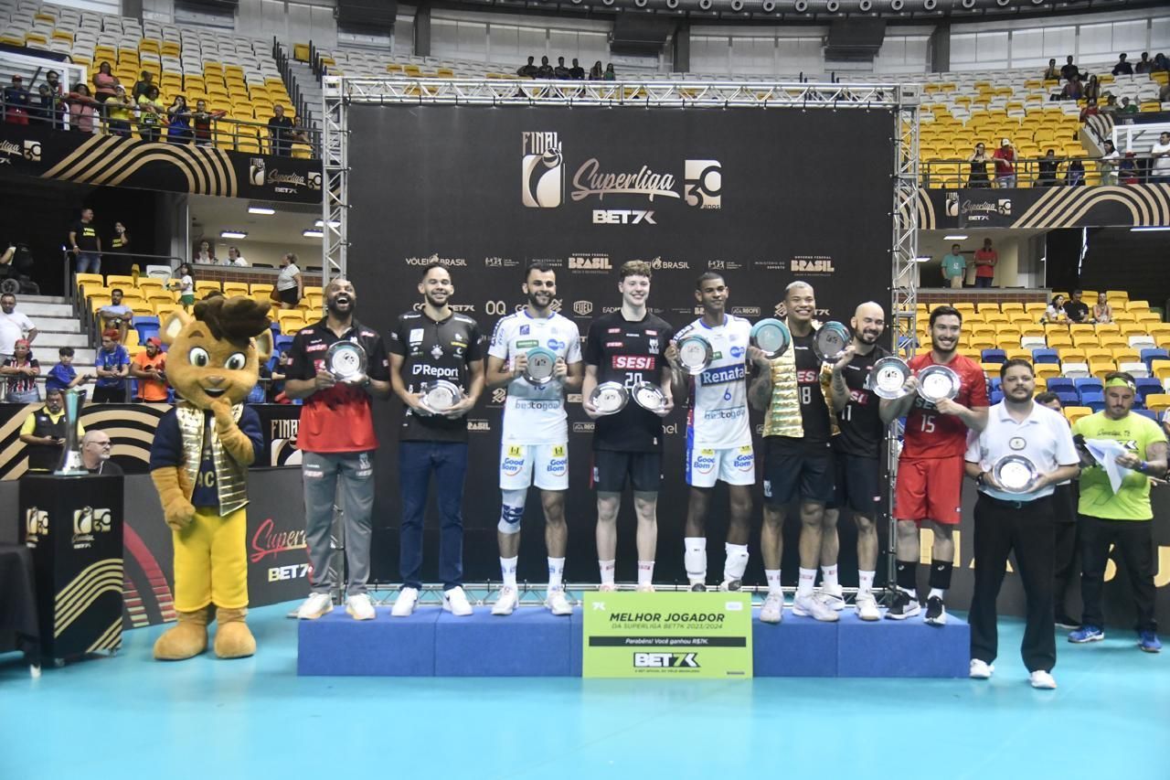 Finalistas dominam time ideal na Superliga Masculina; veja premiados
