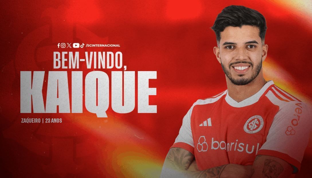 Internacional anuncia contratação de zagueiro Kaique, ex-Athletico-PR