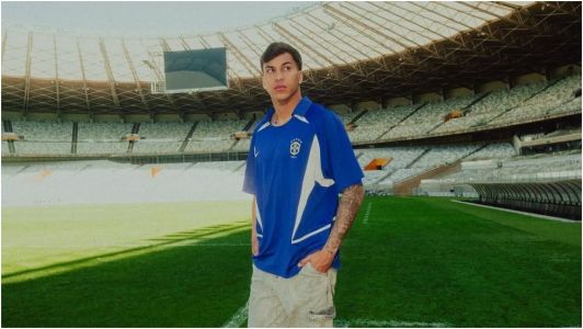 Kaio Jorge, destaque do Cruzeiro na temporada, com a camisa da Seleção Brasileira