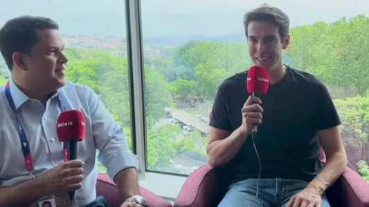 Kaká concedeu entrevista exclusiva ao repórter João Vítor Xavier