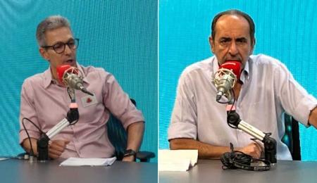 Fotos mostram Romeu Zema e Alexandre Kalil