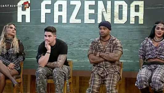 Kally, Lucas, Cézar e Simioni estão na Roça