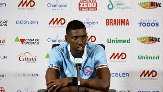 Kanu, zagueiro do Bahia, não vai enfrentar o Botafogo