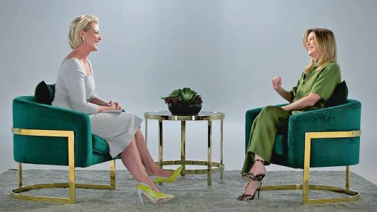 Katherine Heigl e Ellen Pompeo no quadro Actors on Actors
