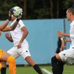 Kauê comemora pênalti defendido no Sub-20 e mira profissional do Corinthians