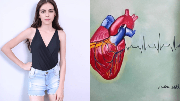 Nas redes sociais, Kawara postava desenhos de um médico segurando um coração, com a seguinte mensagem: No ritmo da vida