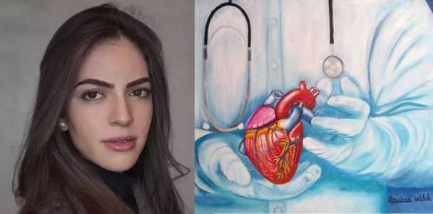 Fotos mostram Kawara Welch e pintura feita por jovem suspeita de stalkear médico mineiro