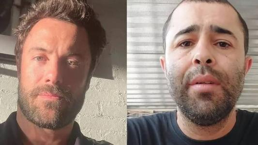 Kayky Brito e Diones da Silva, motorista de aplicativo que o atropelou