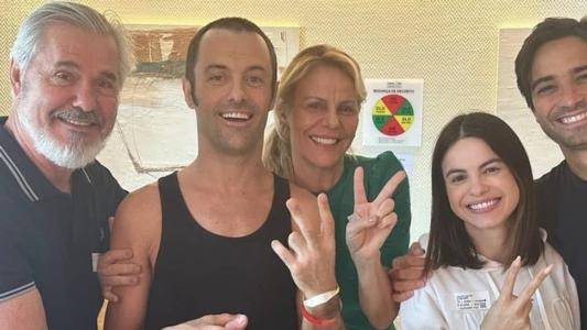 Kayky Brito faz primeira aparição após atropelamento