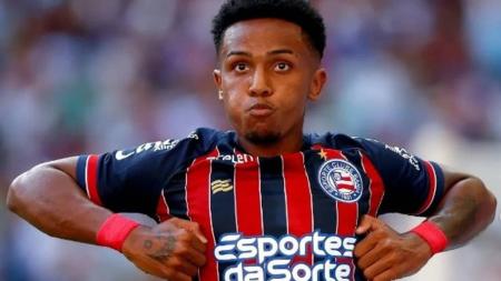 Kayky comemorou o gol do Bahia com provocação ao torcedor do Vitória