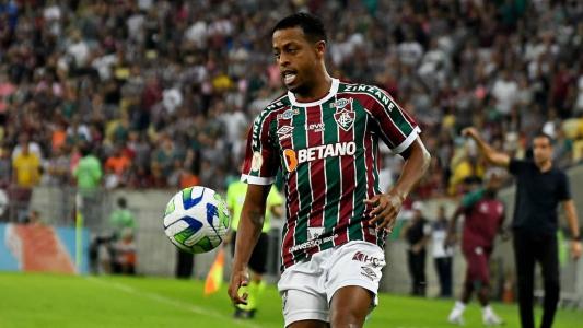 Keno em ação pelo Fluminense contra o Bahia, no Maracanã